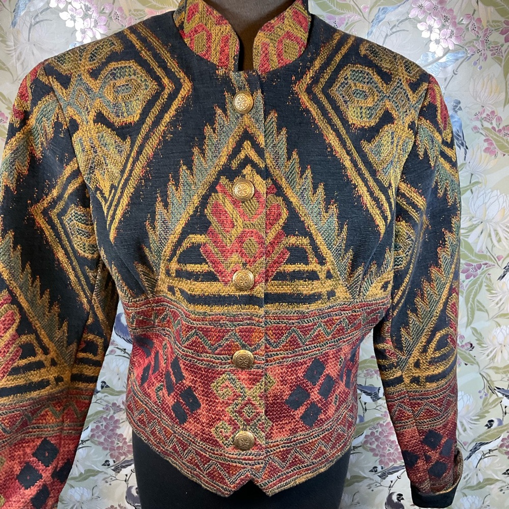 Southwestern Patterned Jacket - image 4